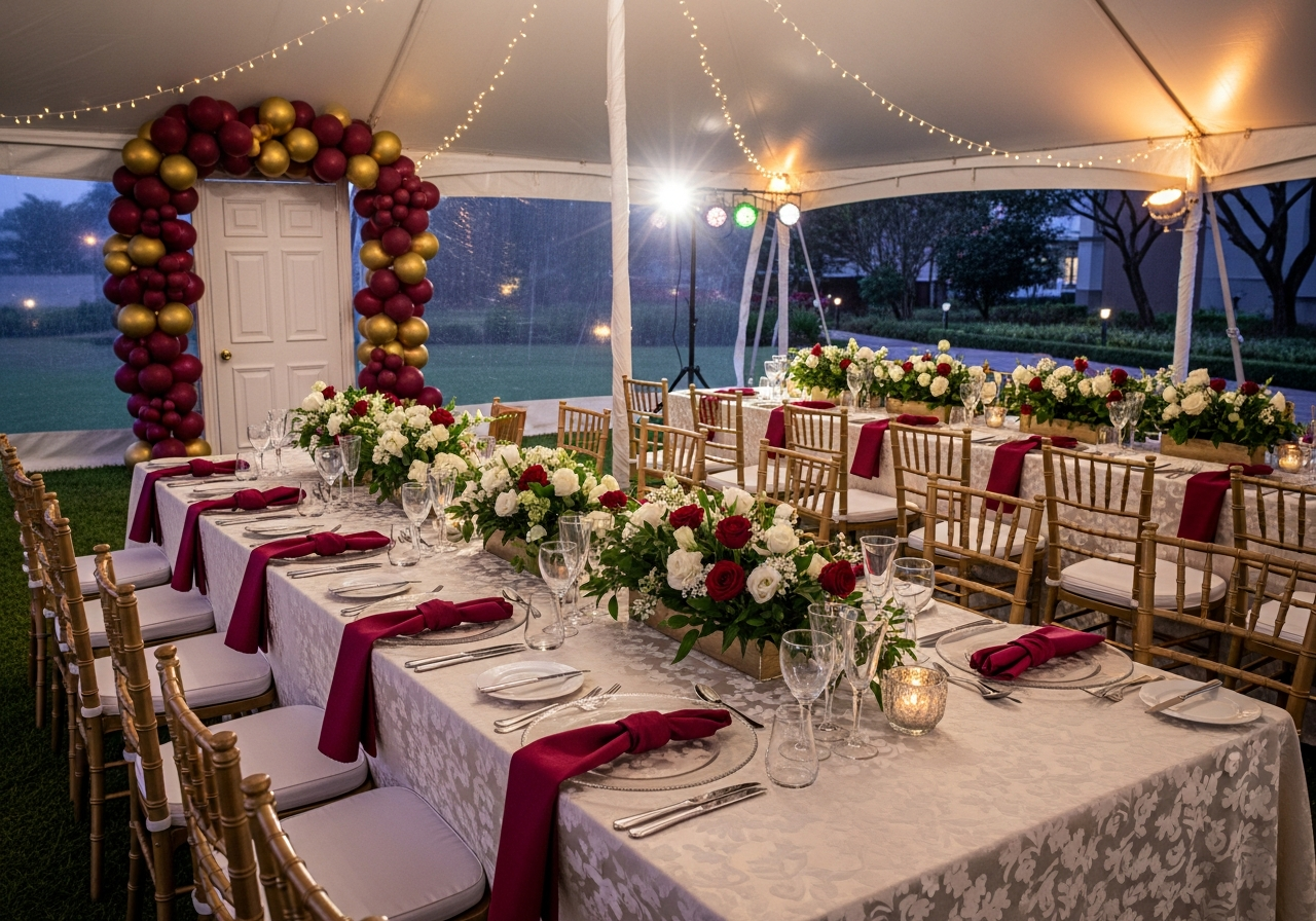 Silver event setup