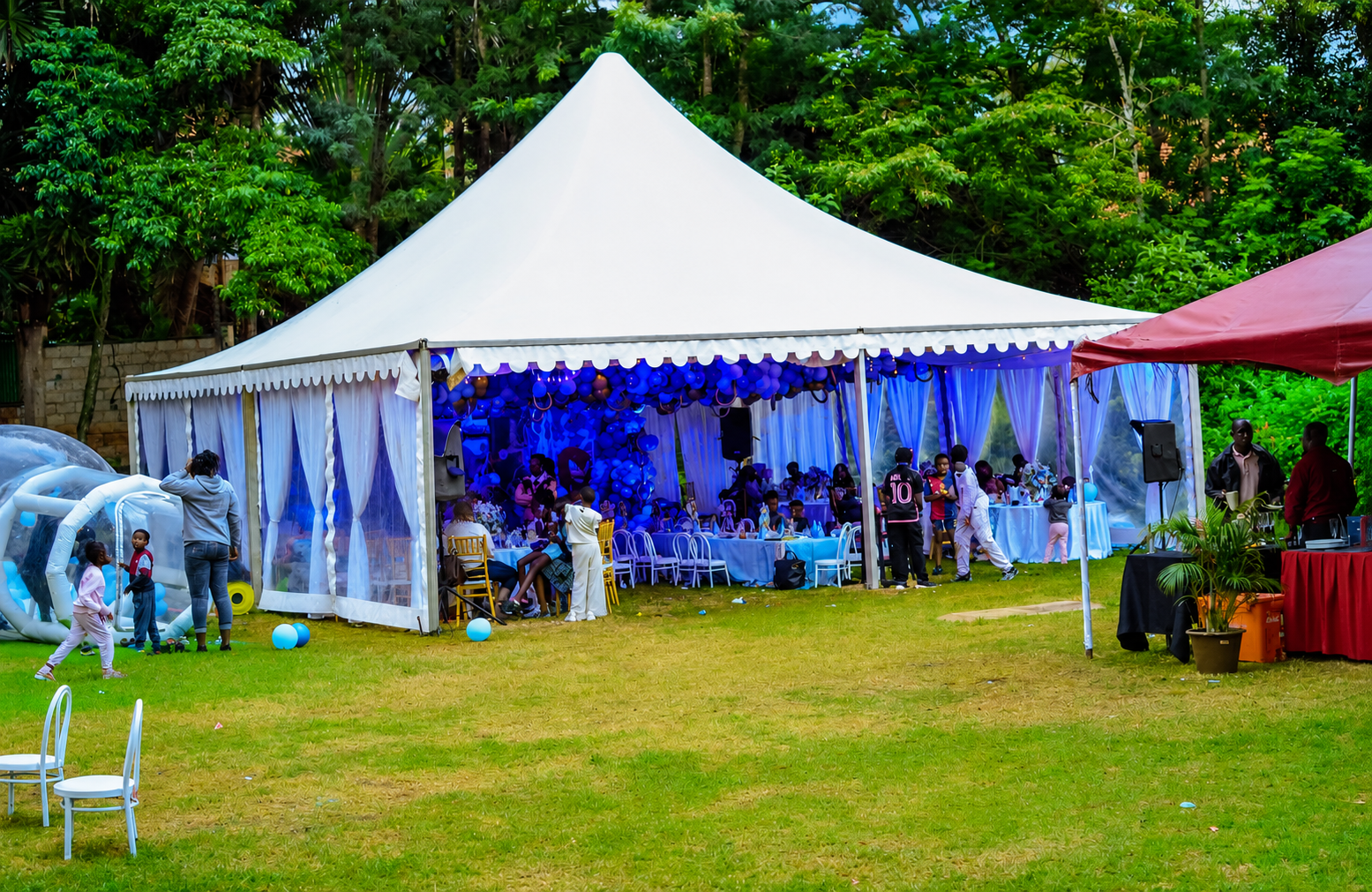 Grand garden tent for 100 guests Nairobi