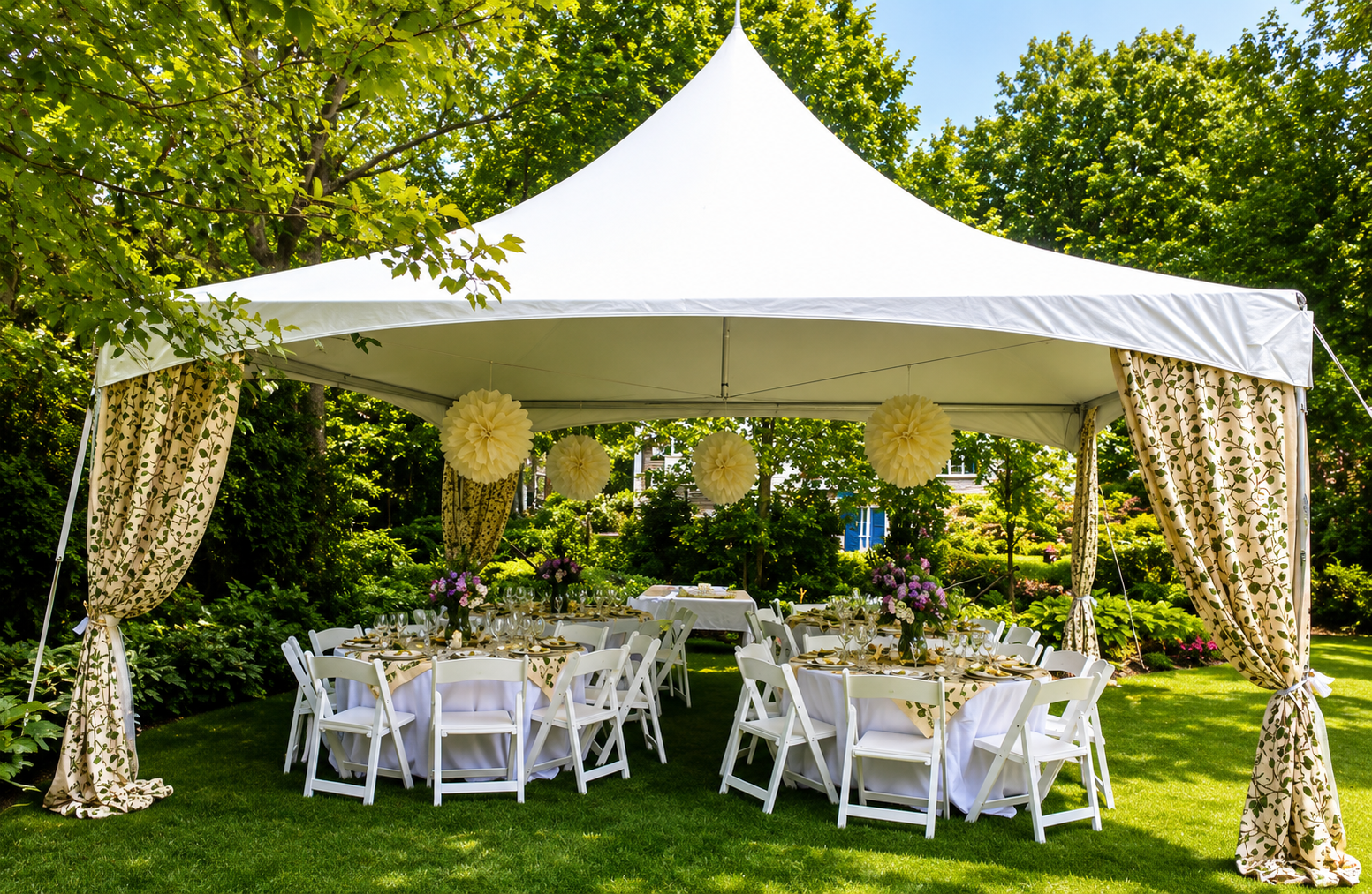 Garden gala tent for 20 guests Nairobi