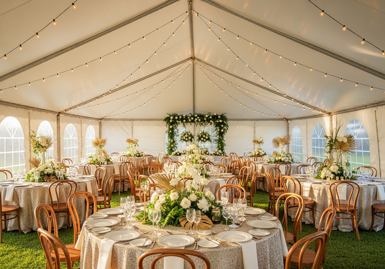 Garden gathering tent for 30 guests Nairobi