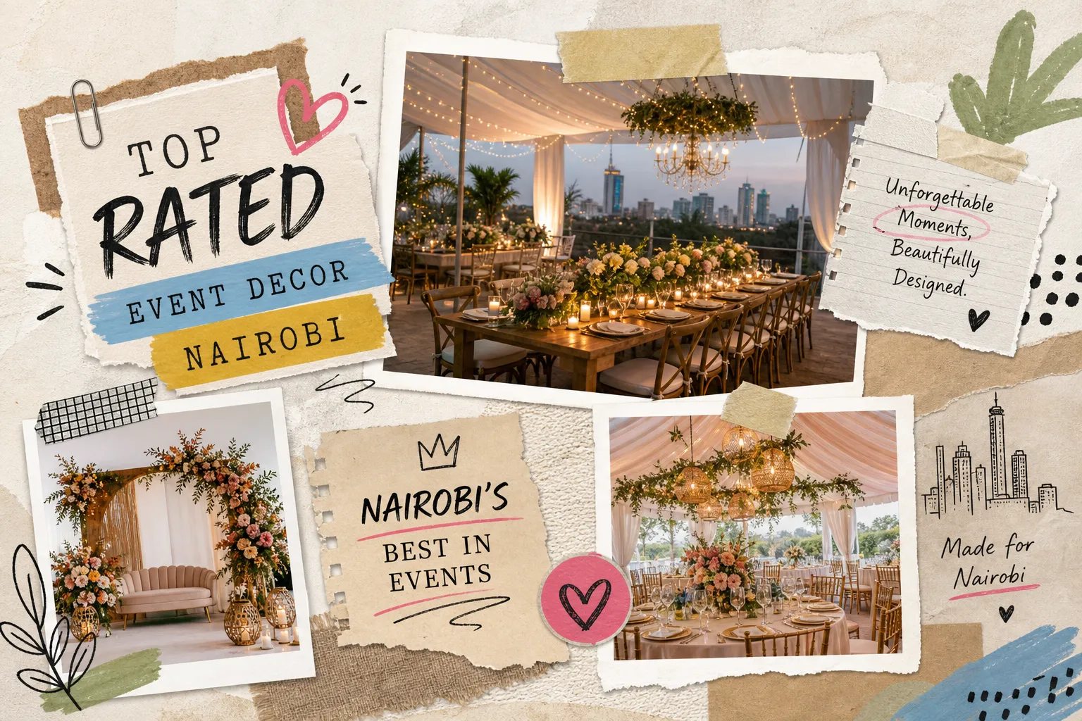 Top Rated Event Decor Companies in Nairobi 2026