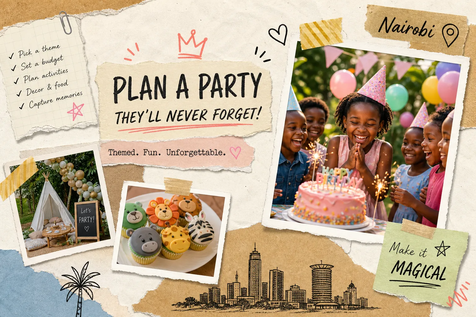How to Plan a Themed Birthday Party in Nairobi