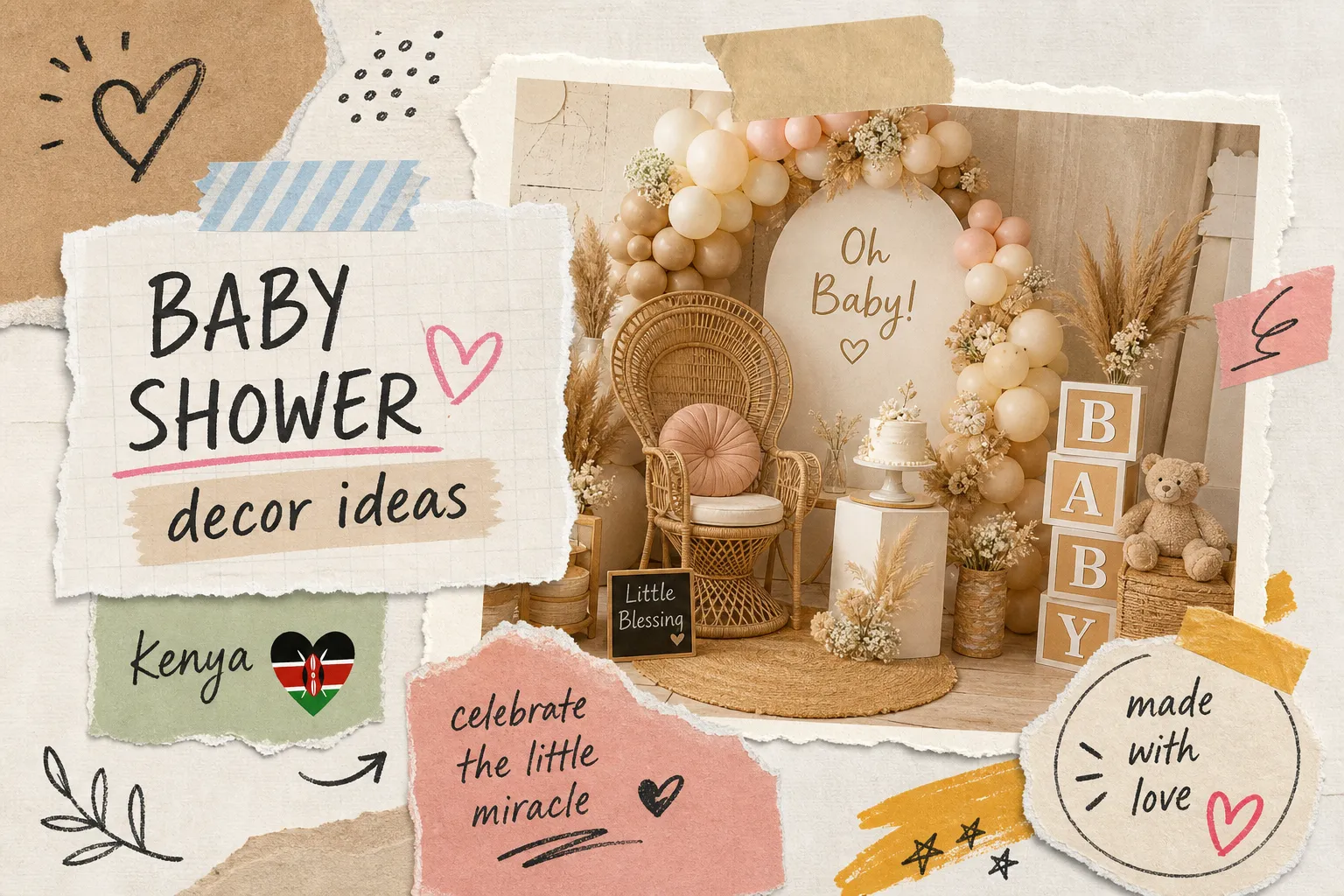 Baby Shower Decorations You Need in Kenya