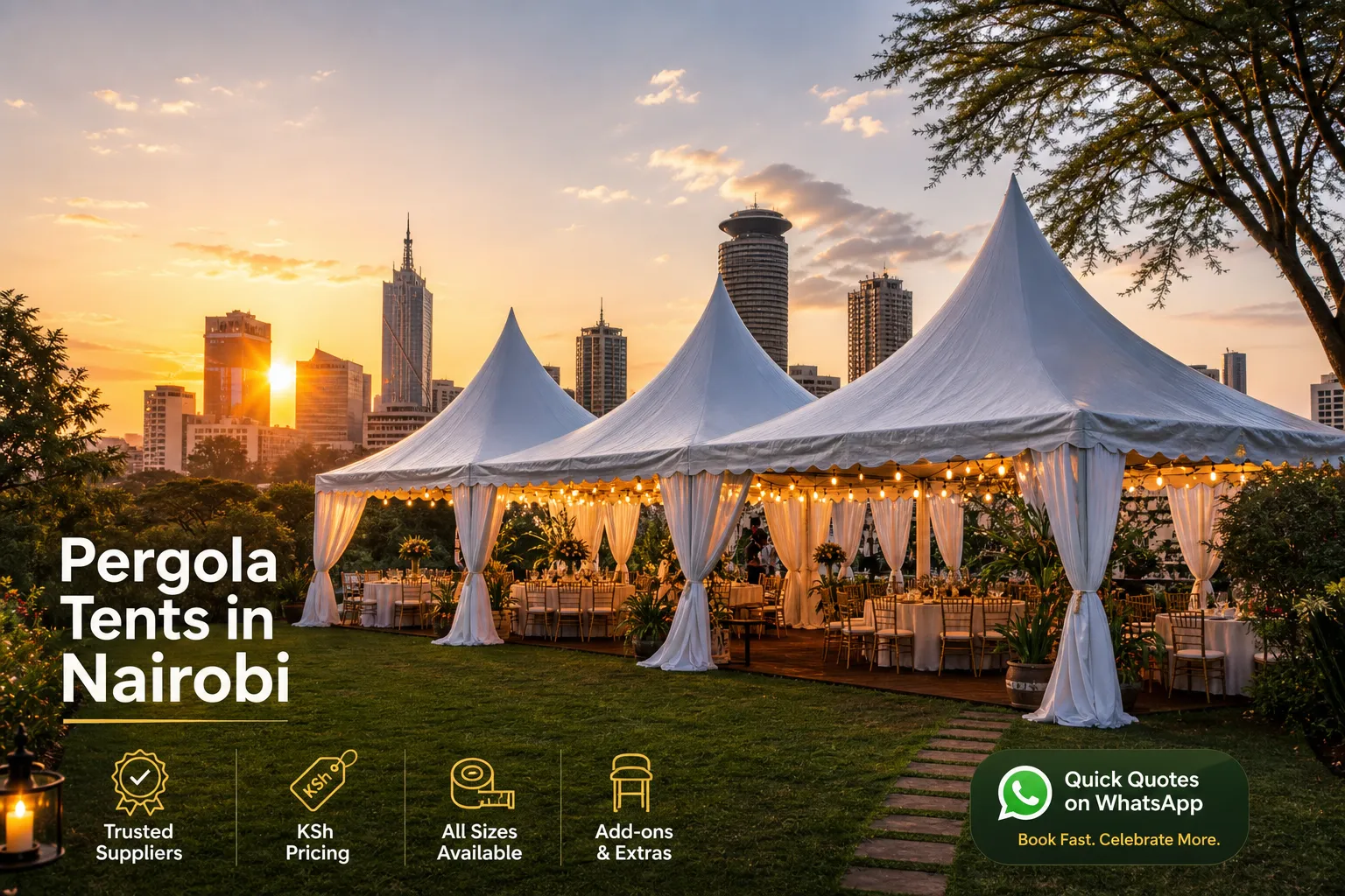 Where to Find Pergola Tent Hire in Nairobi