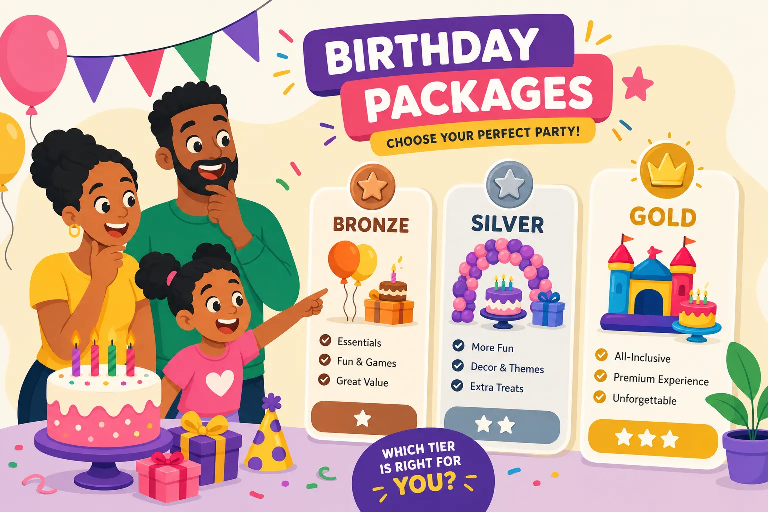 Birthday Party Packages in Kenya: Which Tier Is Right for You?