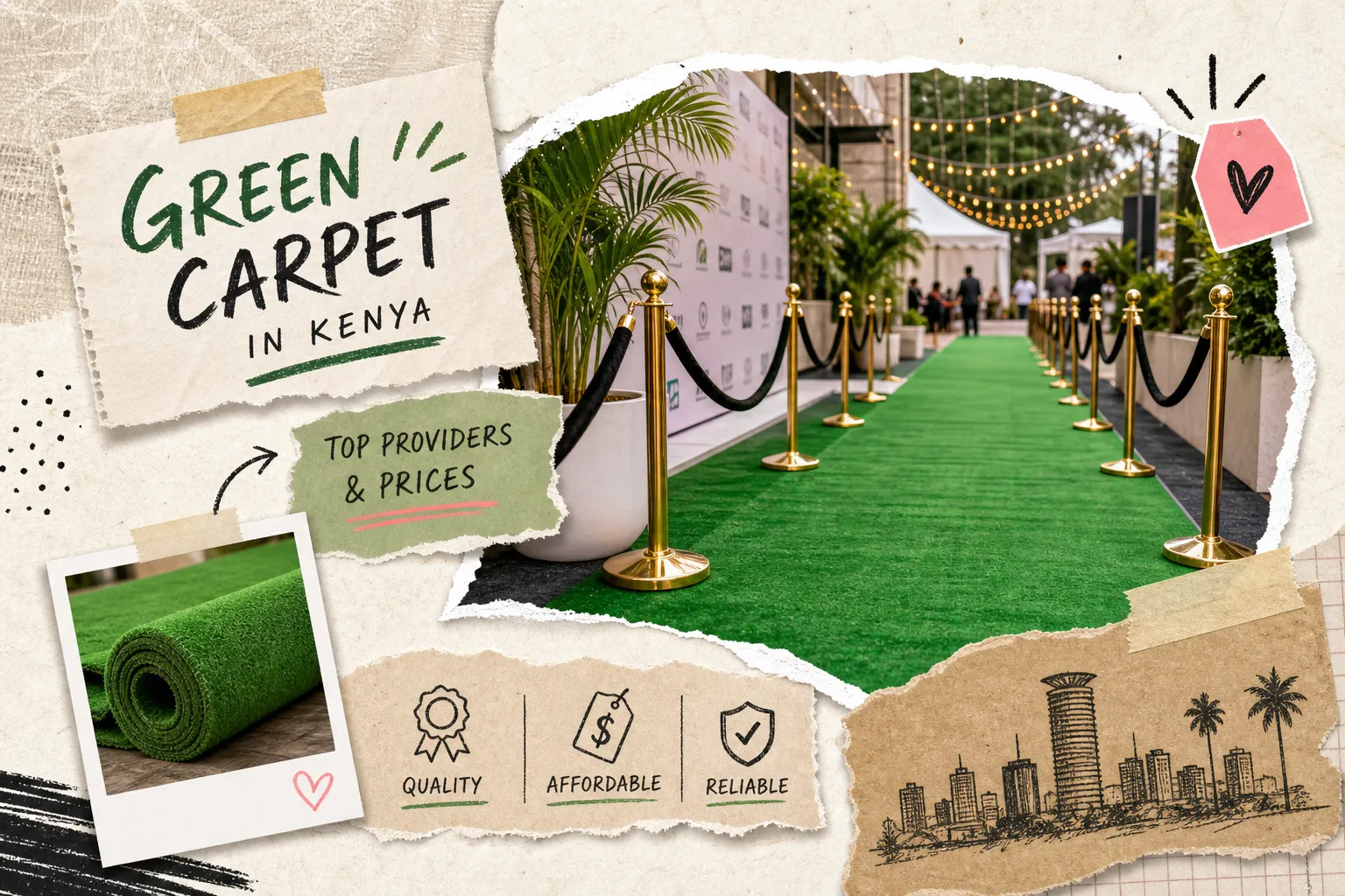 Green Carpet Rental in Kenya: Top Providers & Prices