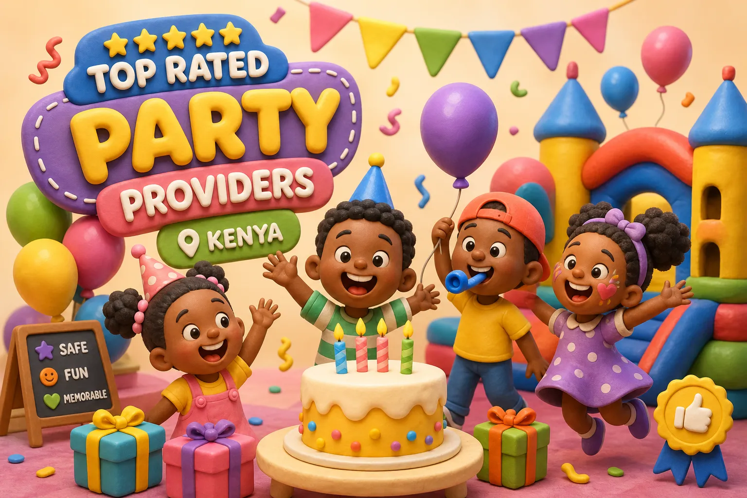 Top Rated Kids Birthday Party Package Providers in Kenya