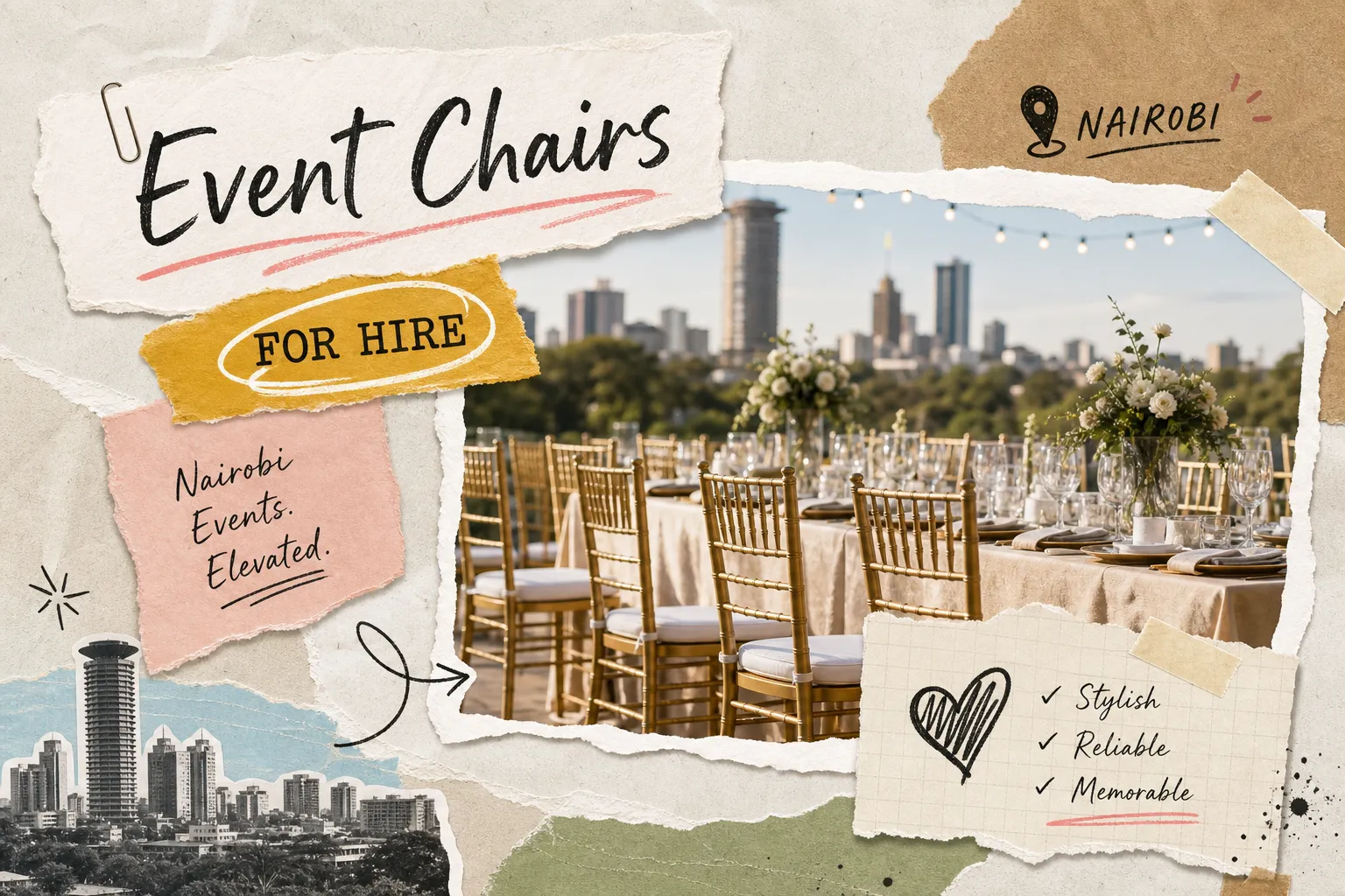 Event Chairs for Hire: The Complete Nairobi Guide