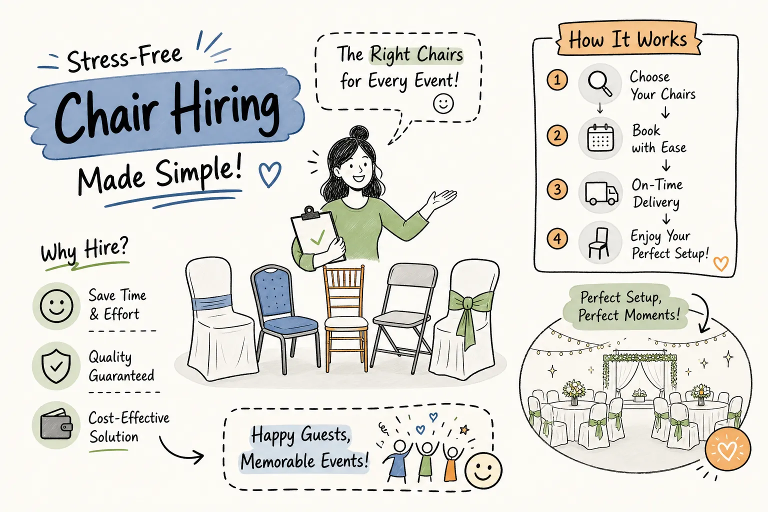 The Complete Guide to Chairs Hiring Services for Events