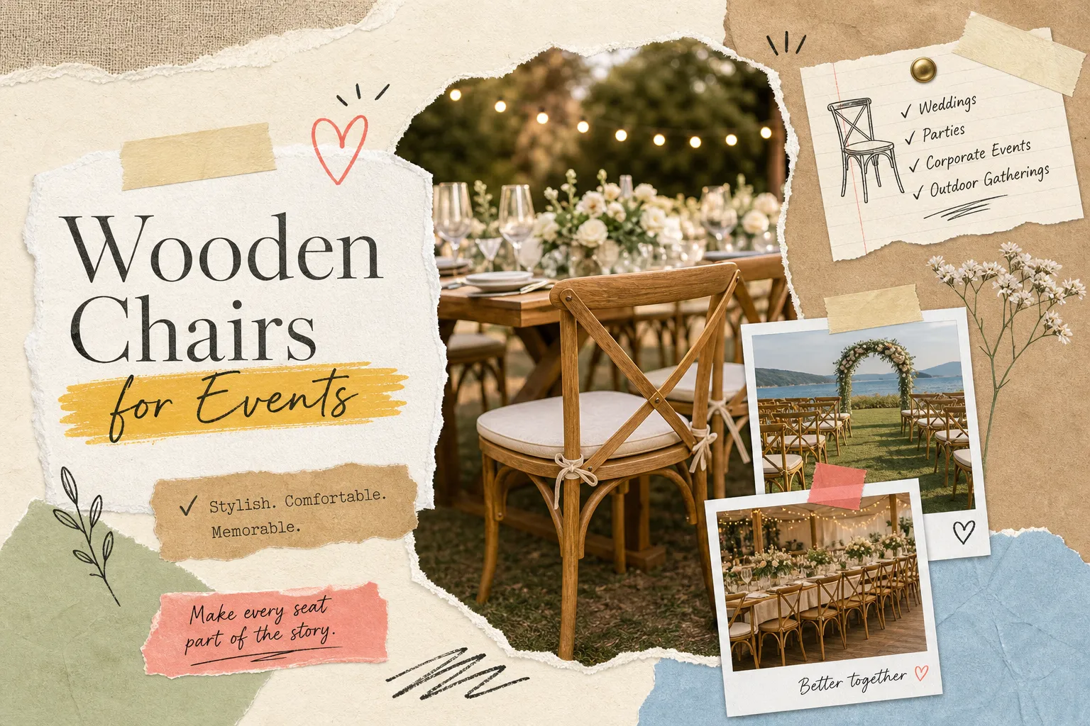 The Complete Guide to Wooden Chairs for Hire for Events