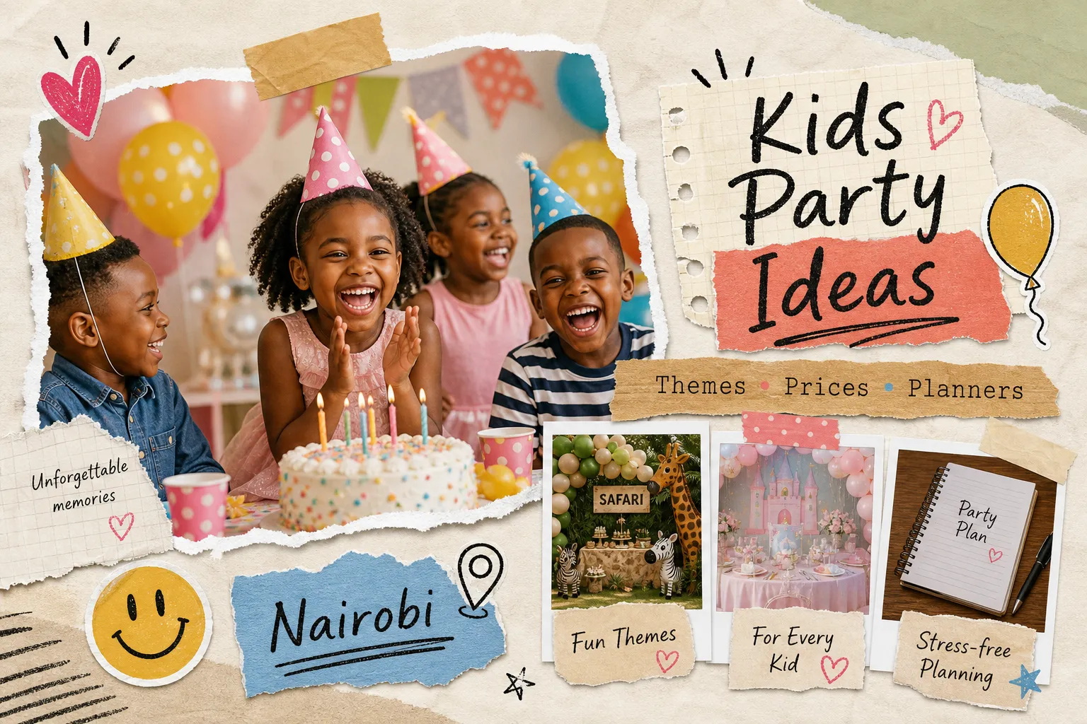 Kids party themes Nairobi: top ideas, prices and planners