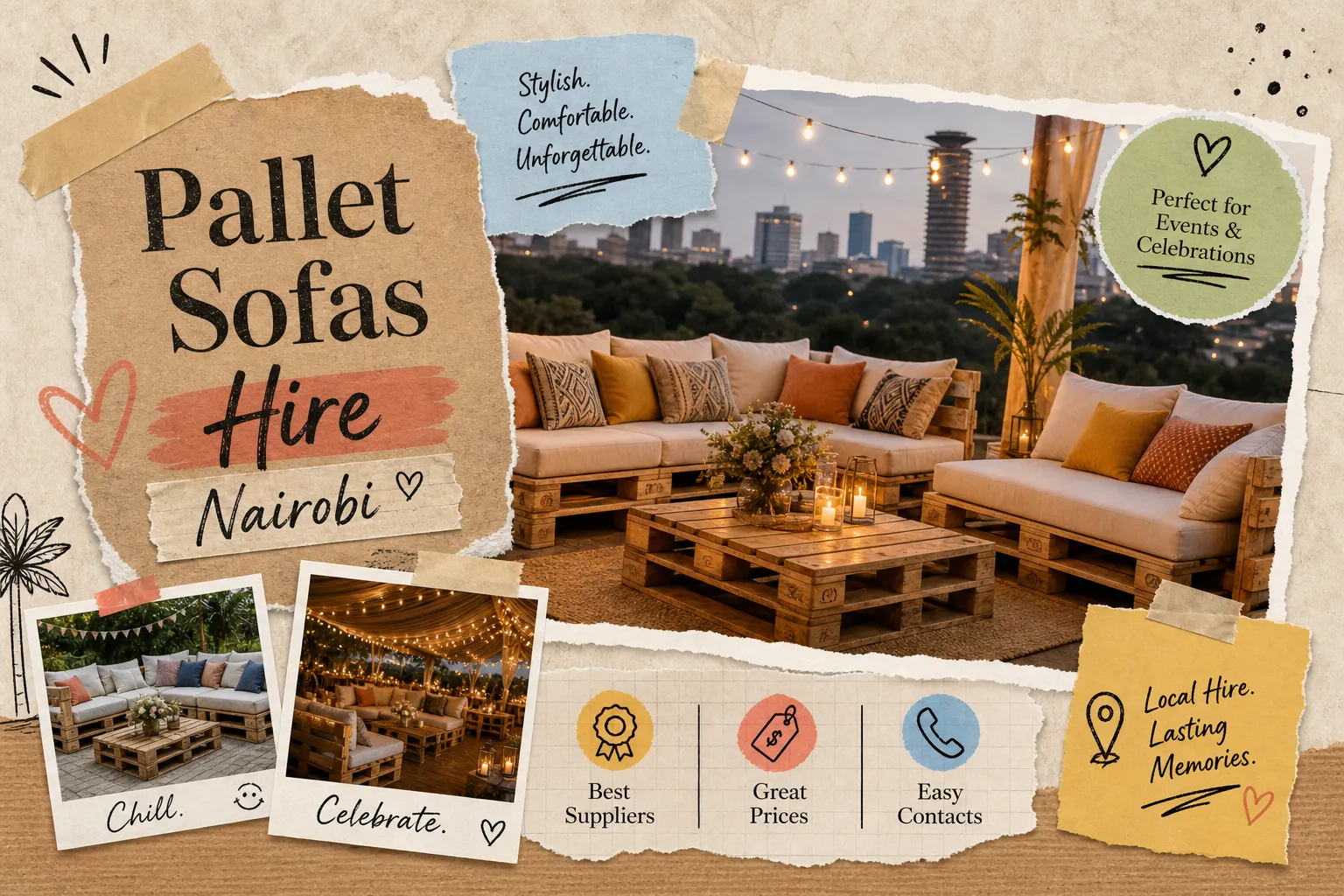 Pallet Sofa Hire Nairobi: Best Suppliers, Prices & Contacts
