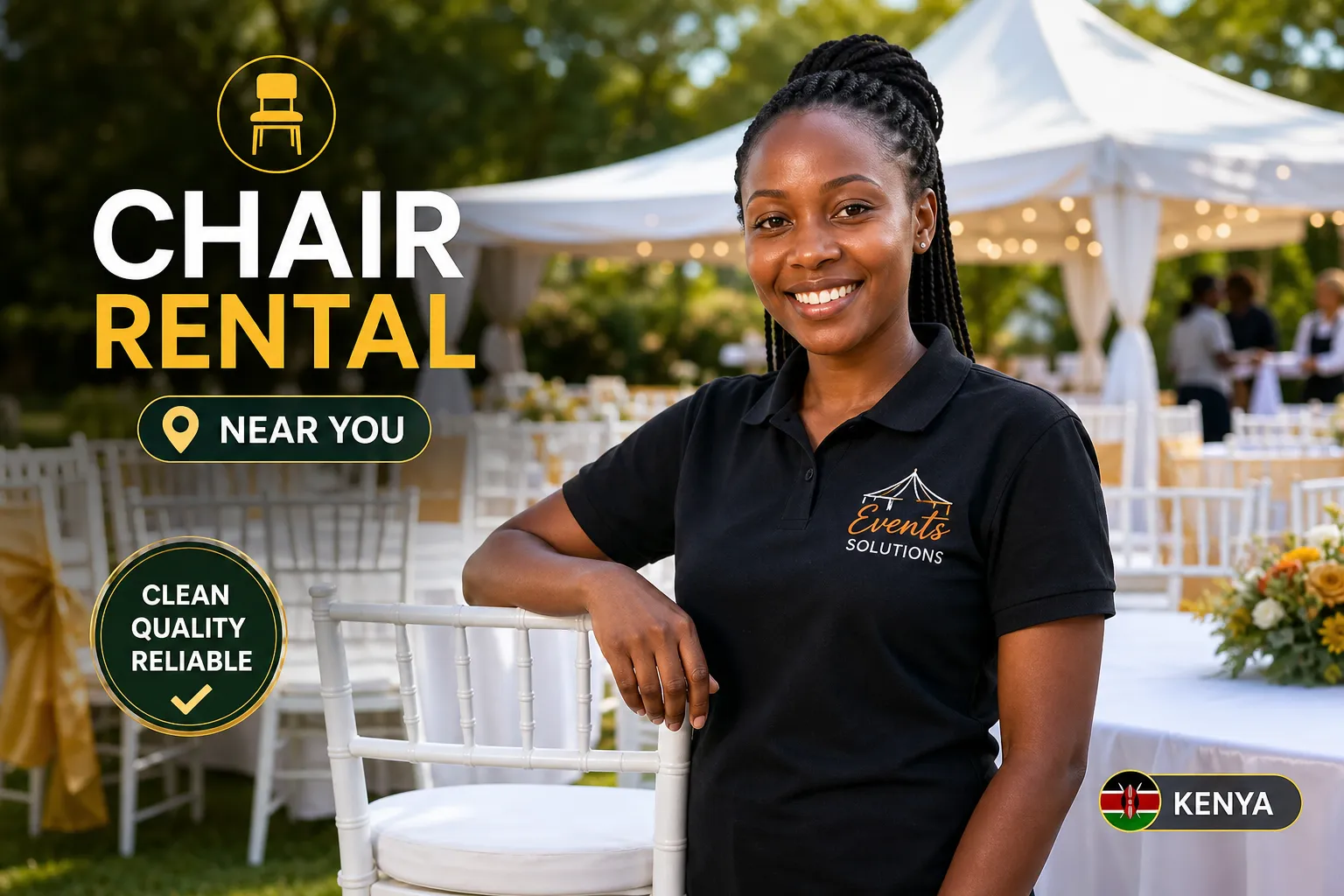 Chair Rental Near You in Kenya: A Local Hiring Guide