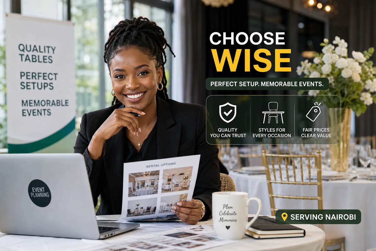 How to Choose the Right Table Rental Service in Nairobi