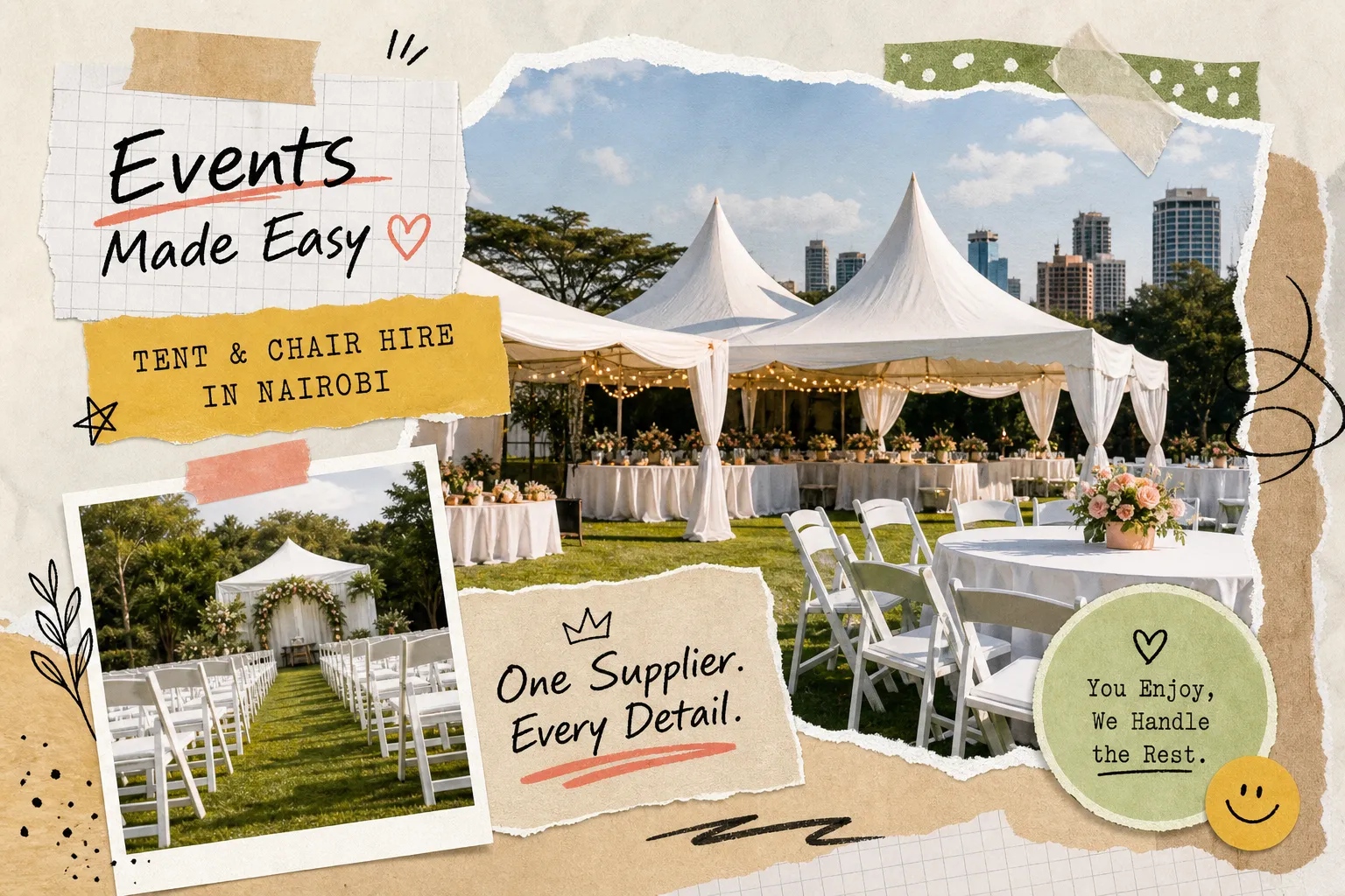 Tent and Chair Hire in Nairobi: Why One Supplier Wins