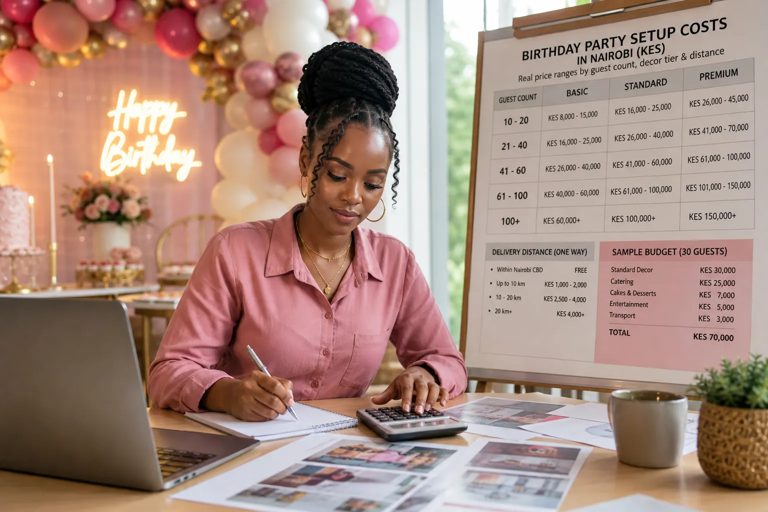 Birthday party setup costs in Nairobi: what to budget