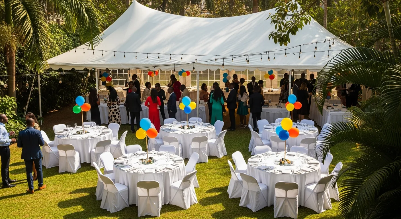 Outdoor Party Hire in Nairobi: What to Budget for Every Guest Count