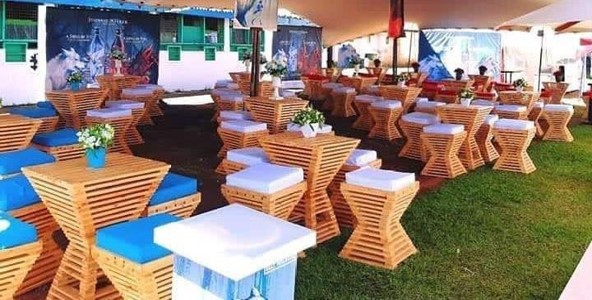 4-Seater Diamond Pallet Cocktail Set