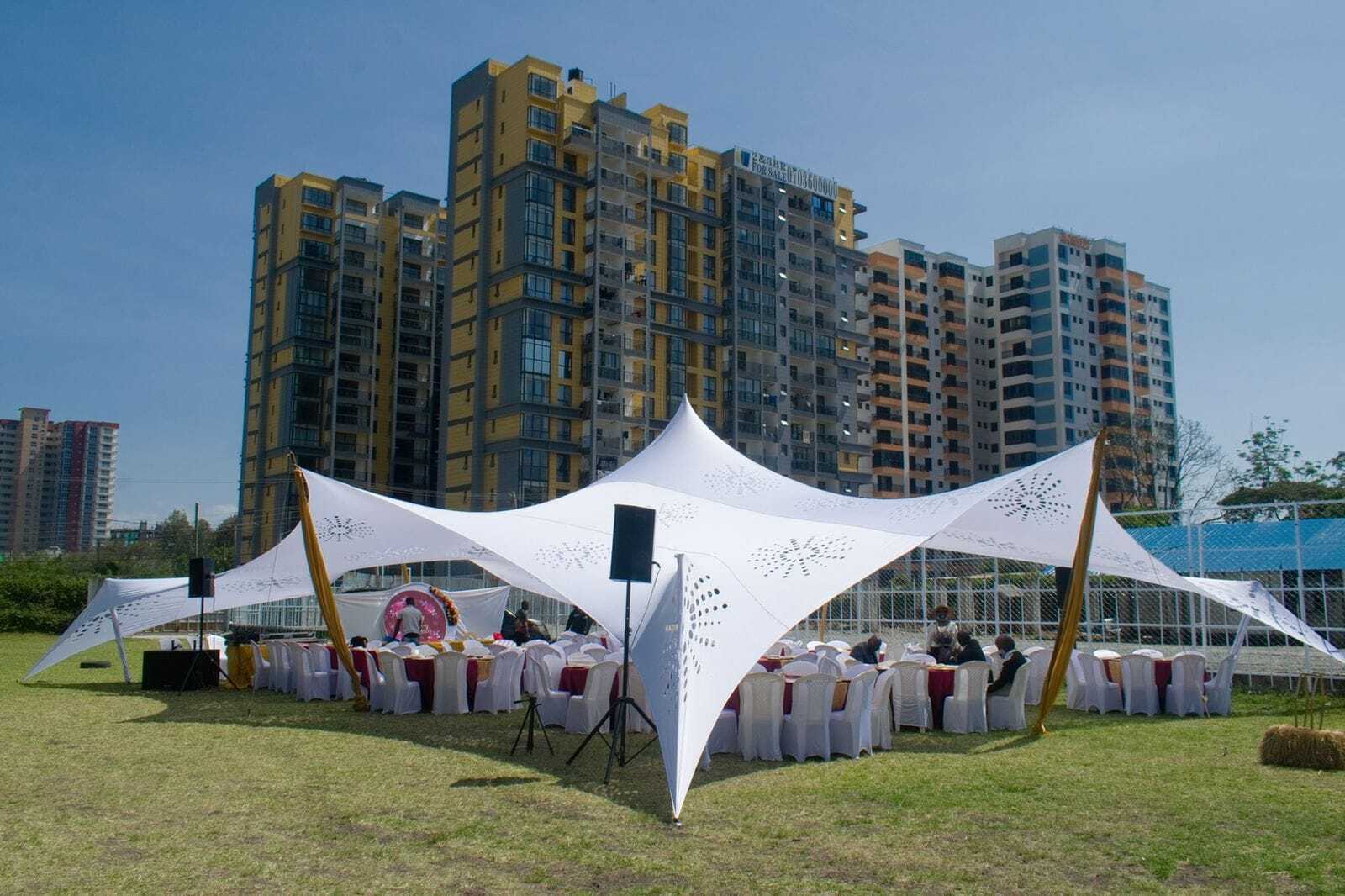 Cheese Marquee Tent 12×18m