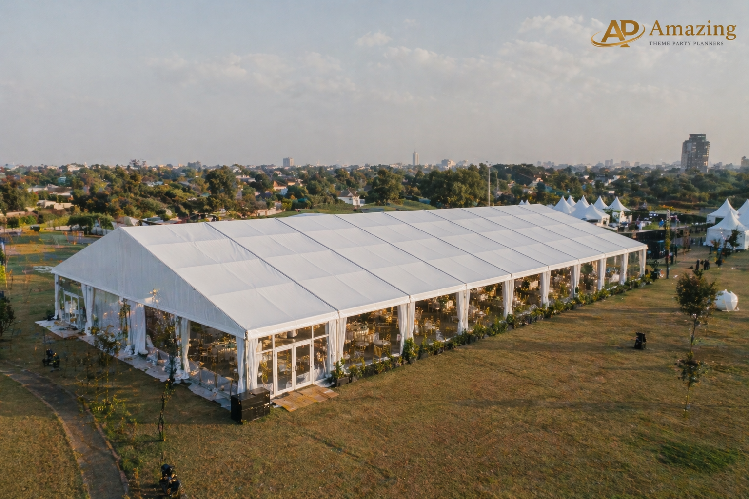 Clear-Span Marquee Tent (500 Guests)