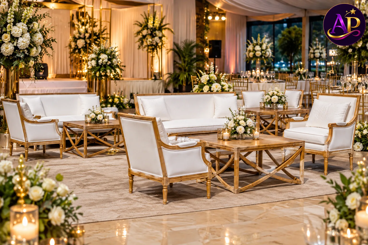 Curved Back Luxury Lounge Set