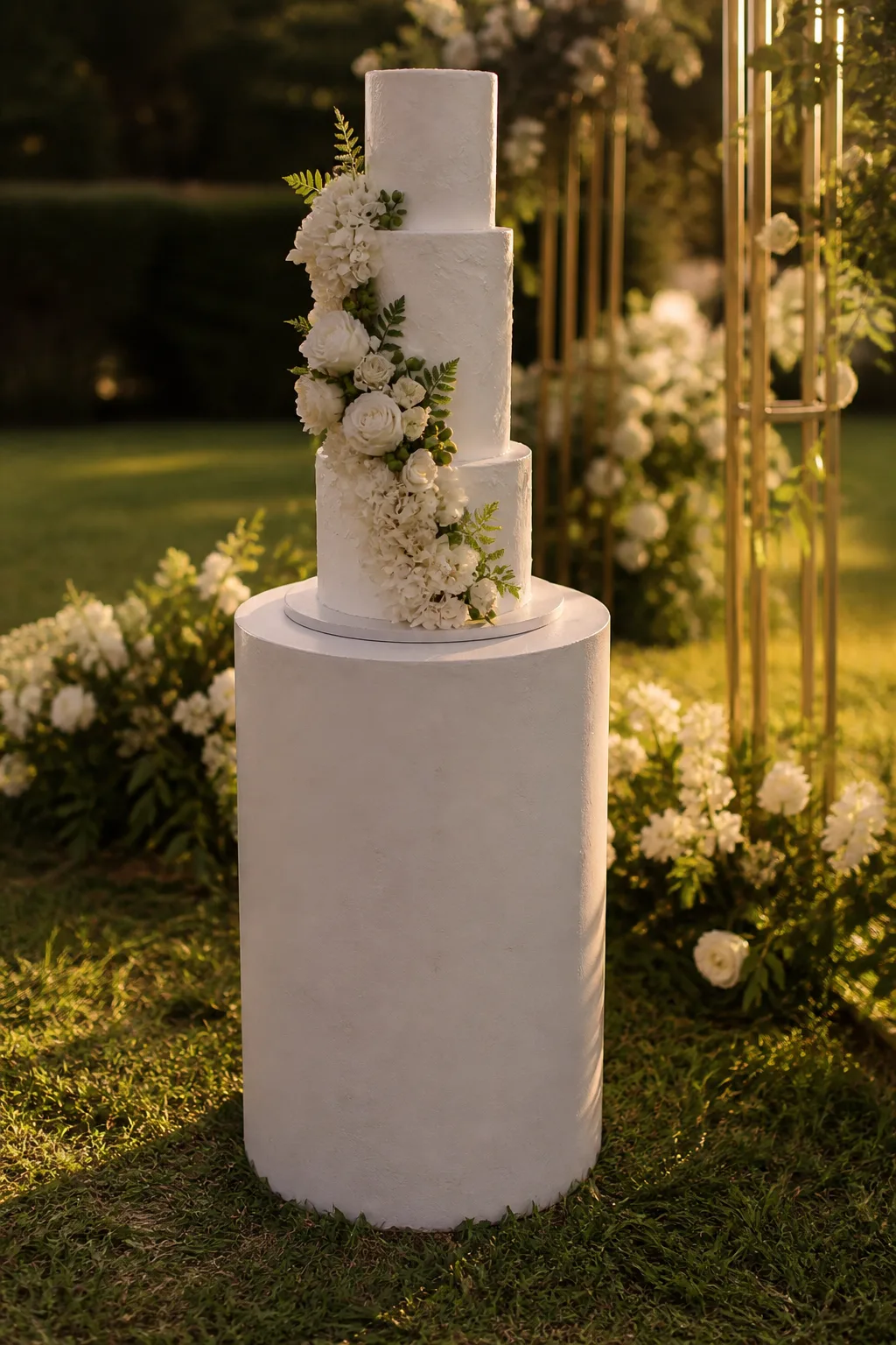 customised cake plinth hire Nairobi wedding cake display Karen garden