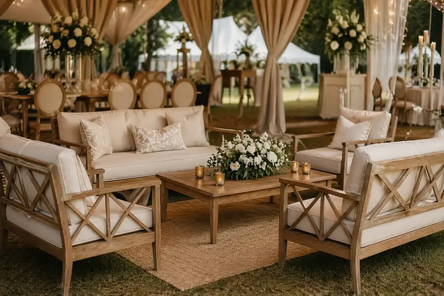 Executive Cross Back Luxury Lounge Set
