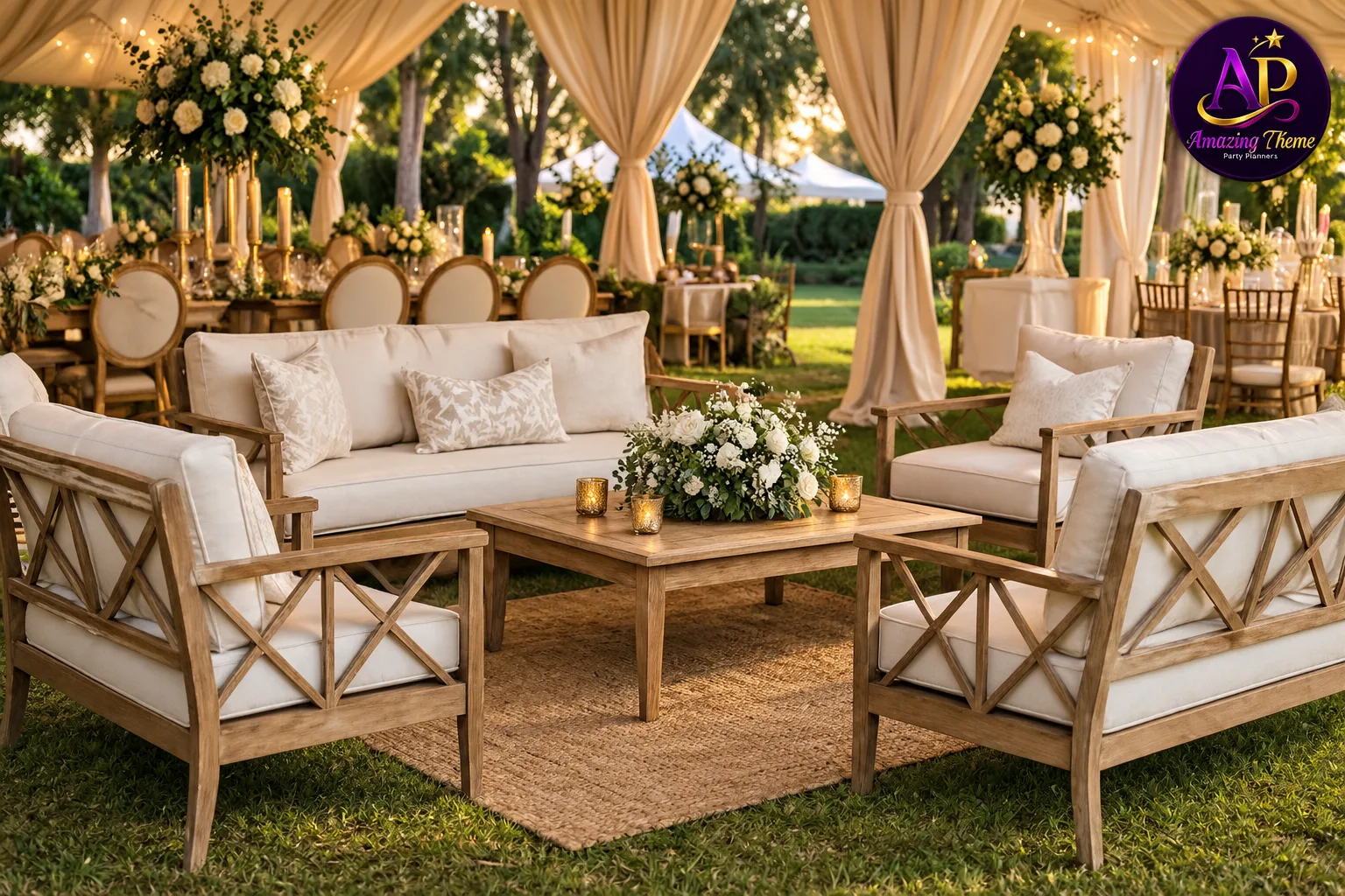Executive Cross Back Luxury Lounge Set