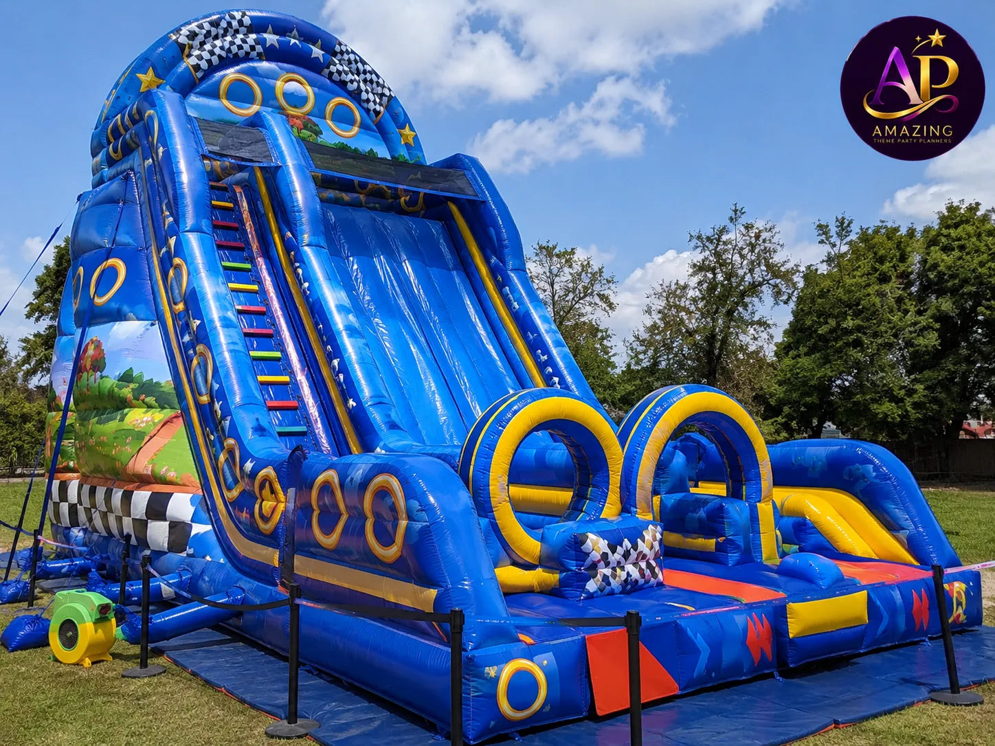 Gigantic Sonic Hedgehog Dry Slide