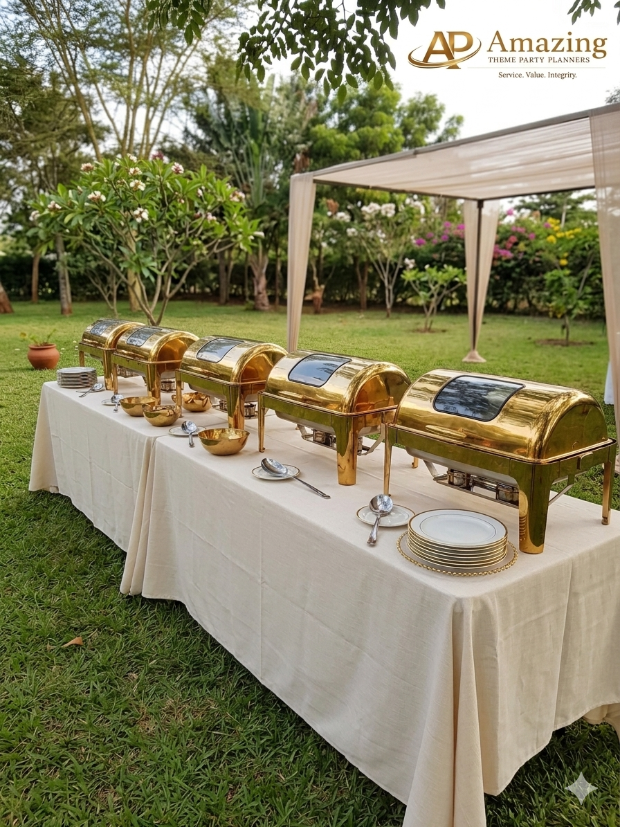 Gold Chafing Dish