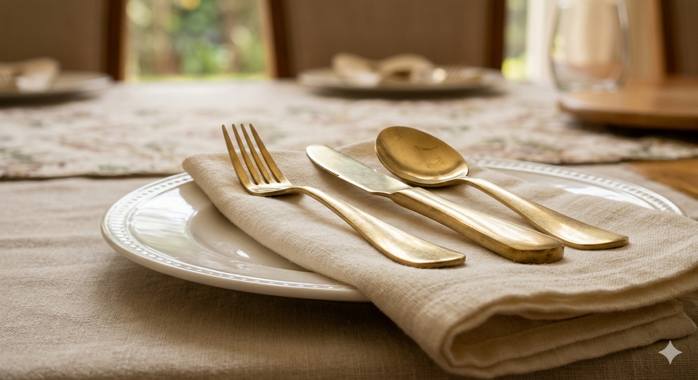 Gold Cutlery Set