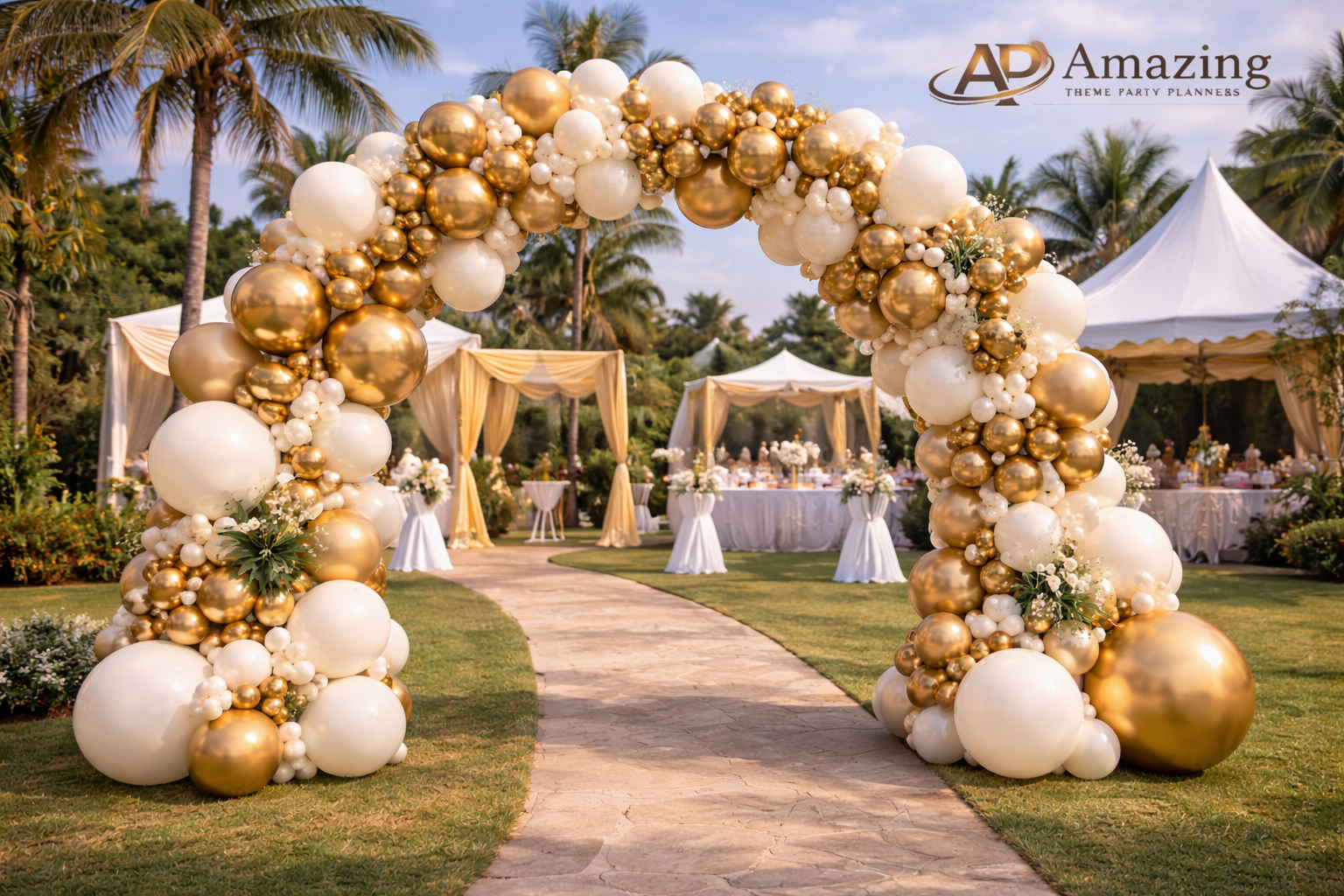 Grand Space Organic Balloon Arch