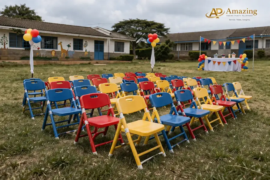 Kiddie Foldable Seat for children's parties and events in Nairobi