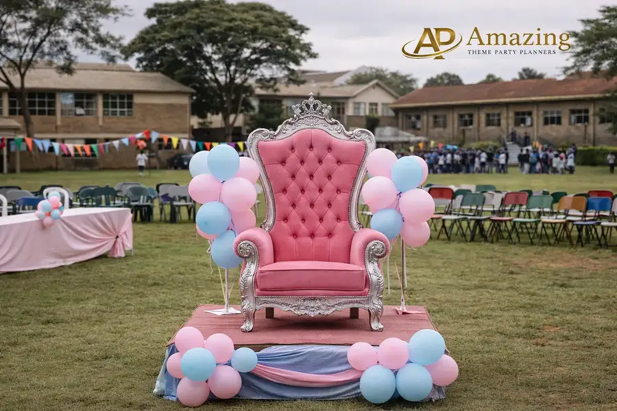 Kiddie Throne Seat Pink or Blue
