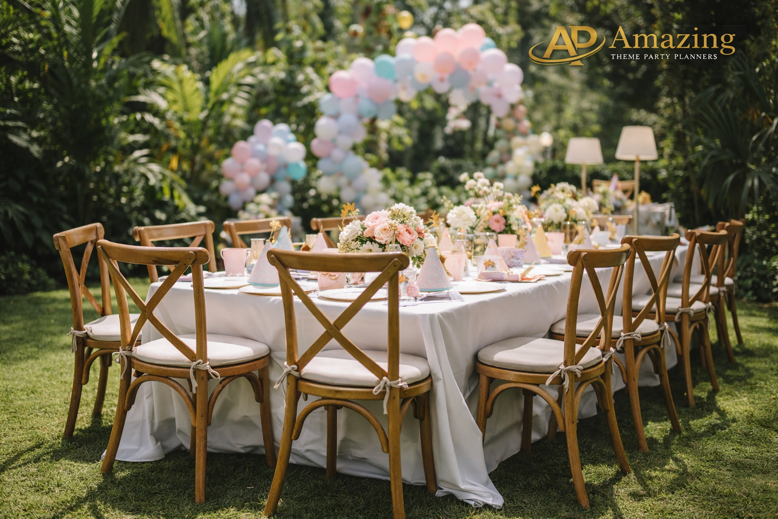 Kids Cross Back Chairs for hire in Nairobi — Amazing Theme Party Planners