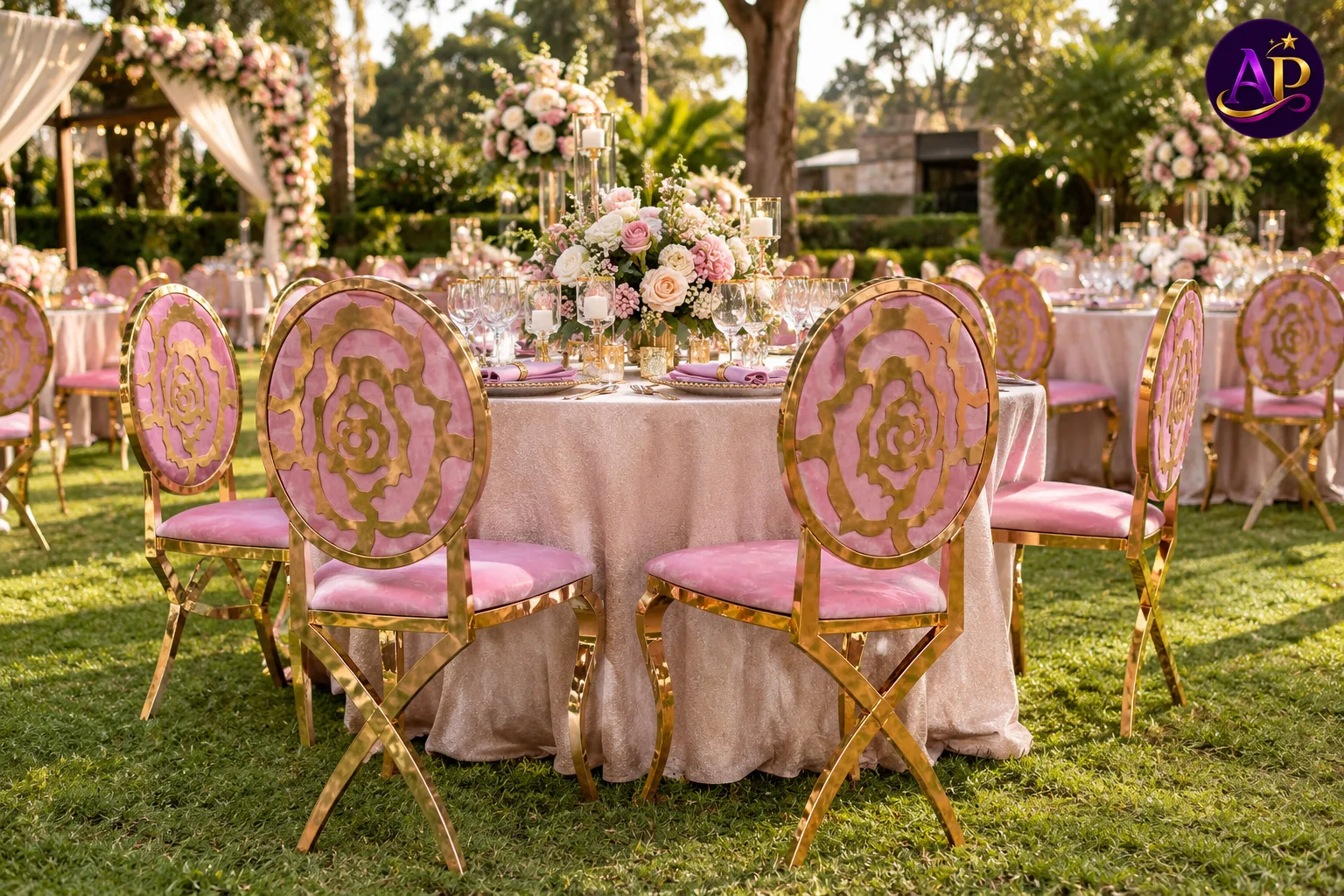 Luxury Ella Chair hire for elegant wedding receptions and premium events across Nairobi
