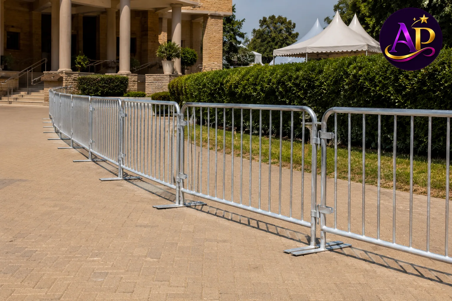 Metal Security Barricade Fence Hire Nairobi for professional crowd control.