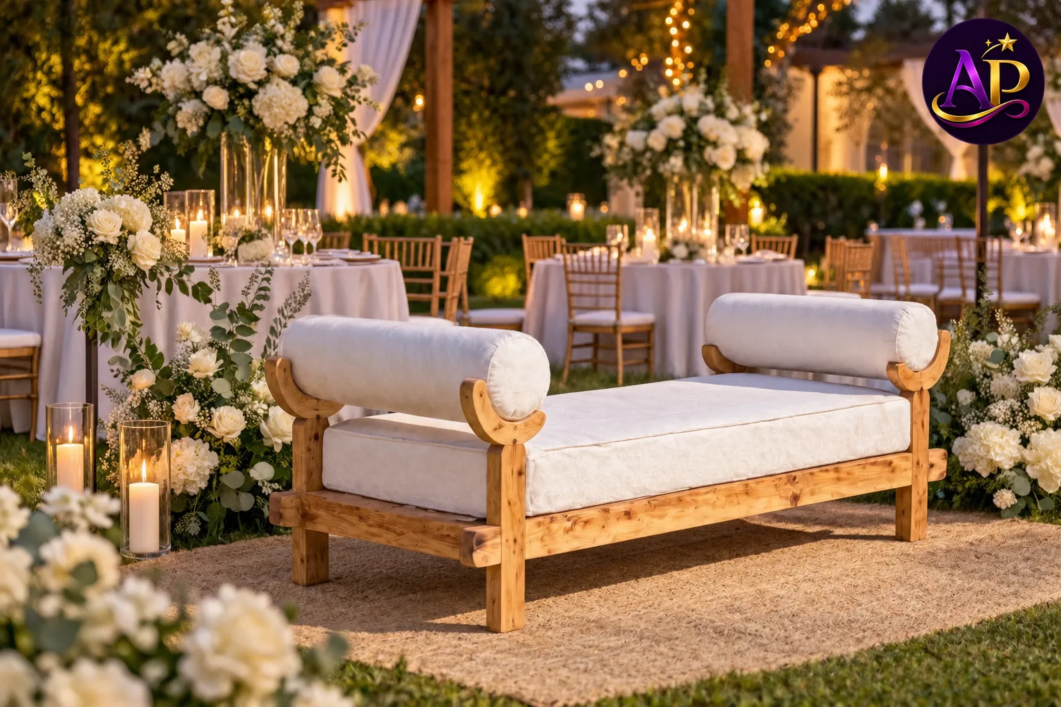 Princess Single Lounge Chair at a luxury Nairobi wedding