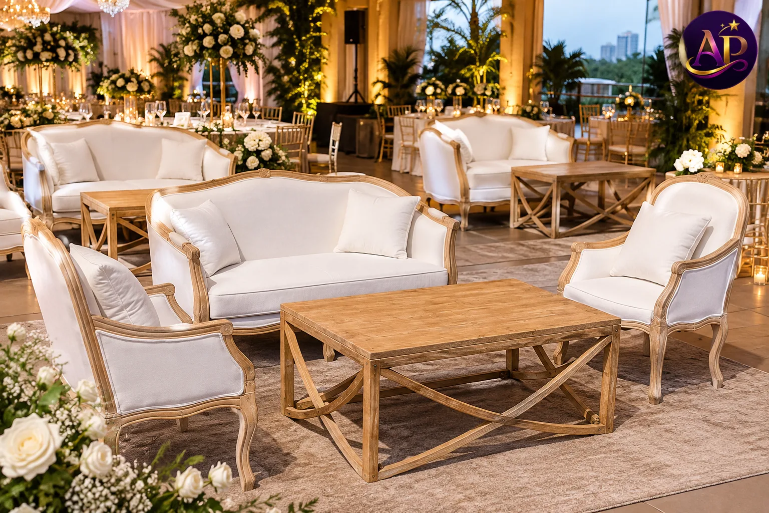 Square Back Luxury Lounge Set