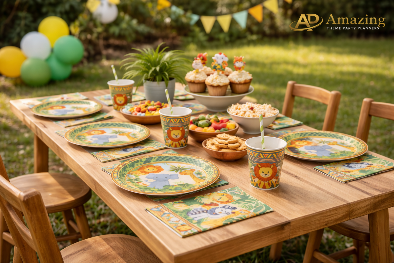 Themed and customised party plates for children's birthday parties in Nairobi
