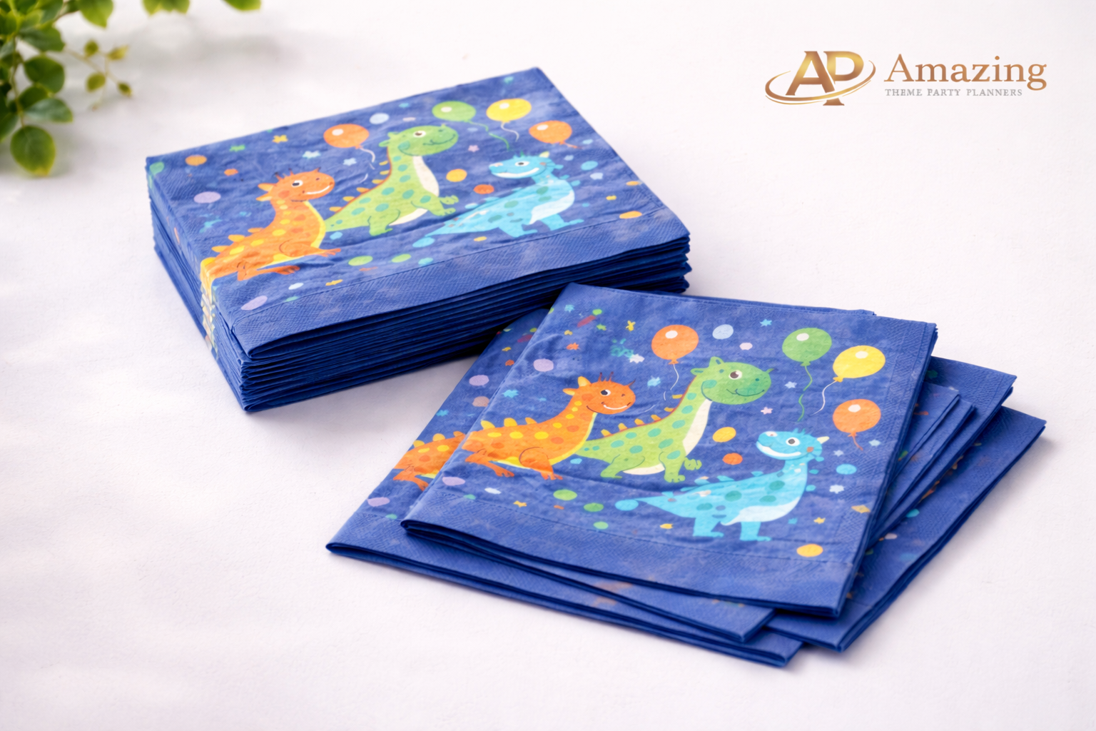 Themed and coloured serviettes for children's birthday parties in Nairobi