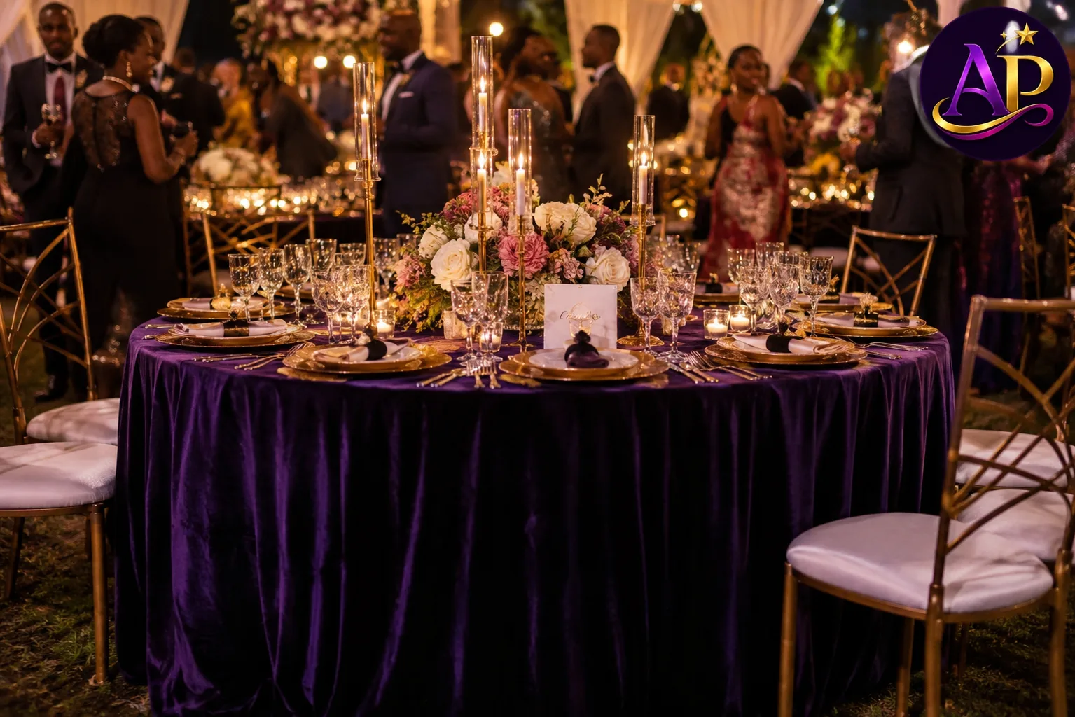 Velvet Table Linen Hire