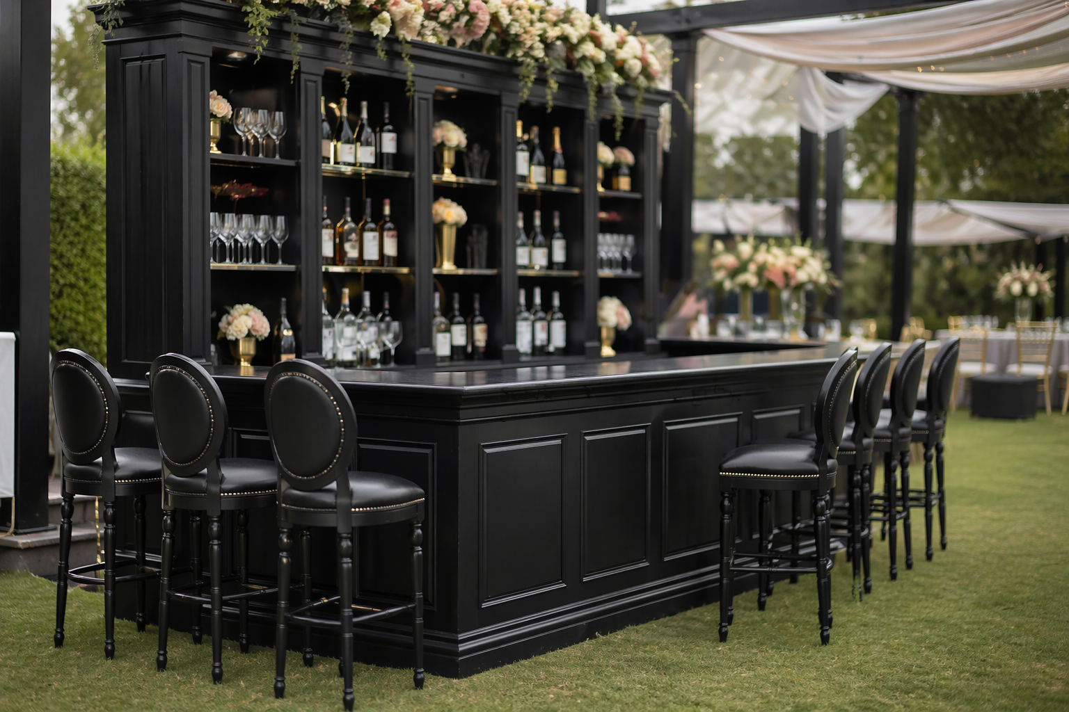 Victorian Black Bar Set