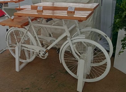 Vintage Bicycle Cocktail Table
