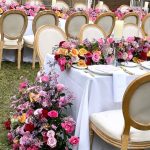 Wedding Stainless Steel Glass Table