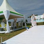 High Peak Draped Tent 6x12m