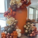 Luxe Doorway Balloon Arch & Pedestal Cake Stand