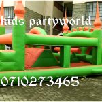 Moonwalk Bouncy House Obstacles Course