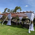 Pagoda Tent 6x6m with Greeneries