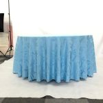 Dressed Round Table (Jacquard)